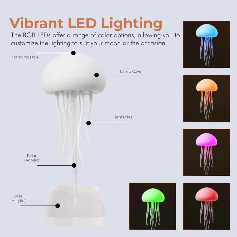 Φωτιστικό Μέδουσα Jellyfish Επιτραπέζιο LED